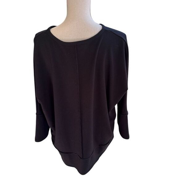 SPANX P.L.T. Dolman Sweatshirt in Black Large 50171r - Picture 4 of 6
